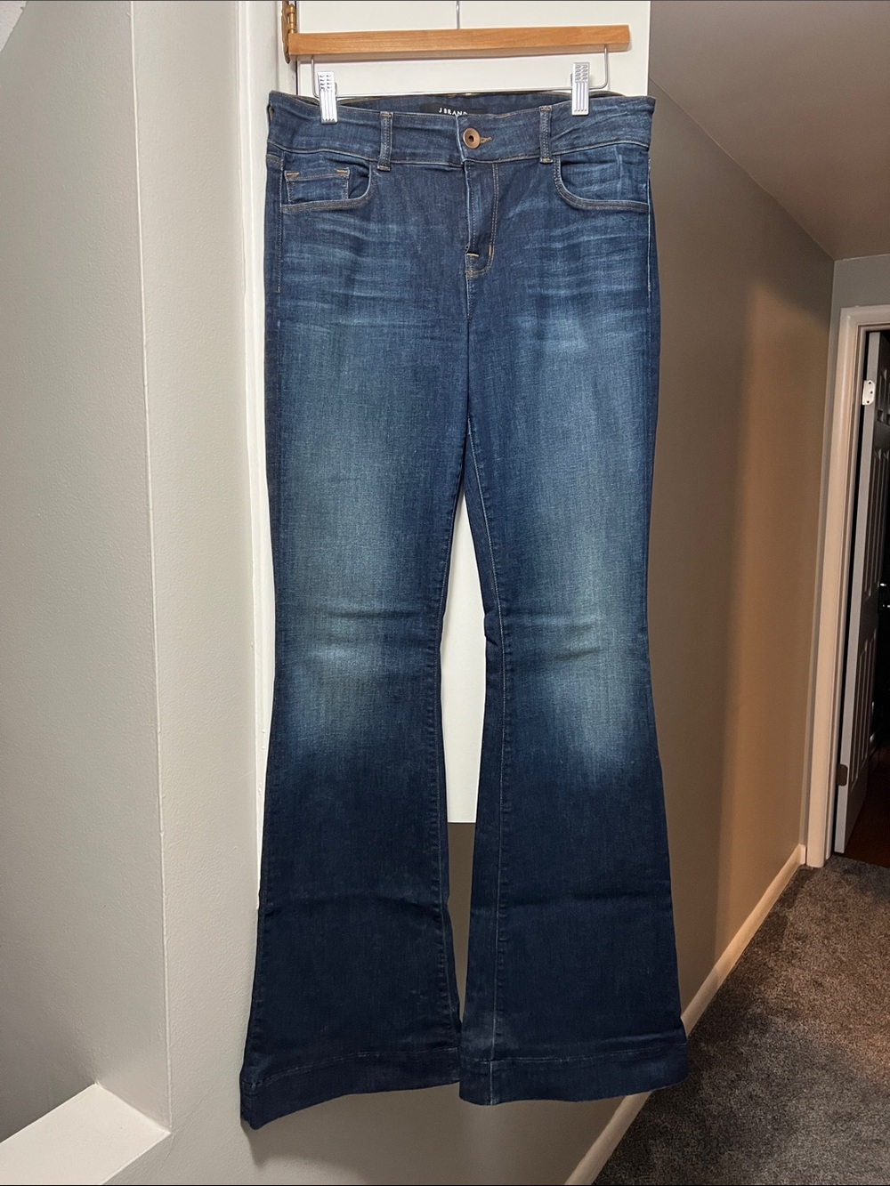 J Brand 'Love Story' Flare Jeans in “Trouble” Wash